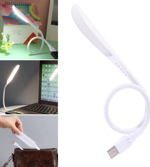 ® USB Girişli 14 Ledli 3 Kademeli Dokunmatik Masa/Kitap Okuma Lambası Ledi Beyaz