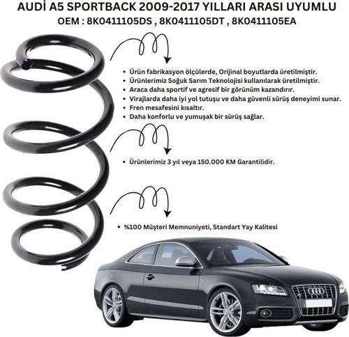 ST102003F - 2009-2017 Audi A5 Sportback Ön Helezon Yay Takımı (2 Adet)