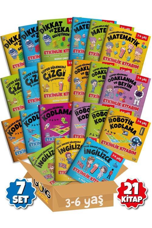 Gong 3-6 Yaş Dev Etkinlik Seti