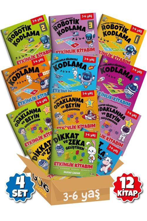 Gong 3-6 Yaş Robotik Kodlama Dev Etkinlik Seti