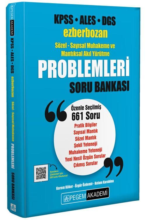Kpss Ales Dgs Ezberbozan Sözel-sayısal Muhakeme Ve Mantıksal Akıl Yürütme Prb. Soru Bankası 661 Soru