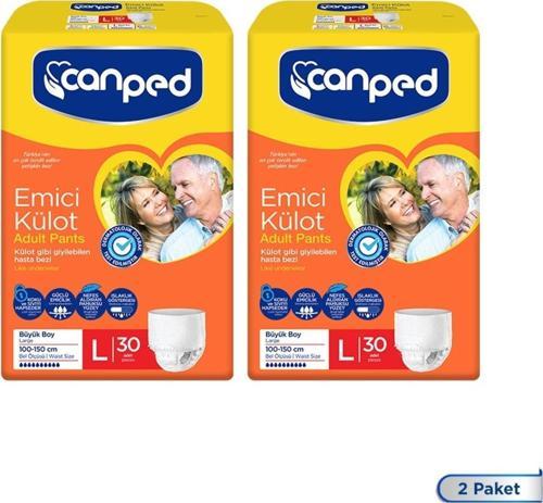 Emici Külot Büyük Boy Large 60 Adet
