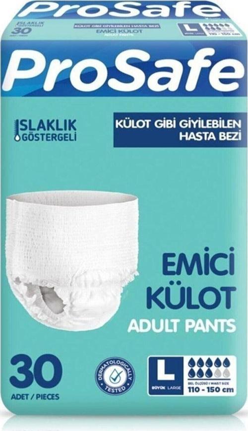 Tekstil Yüzey Emici Külot Large ' L' 30'Lu-Hasta Bezi