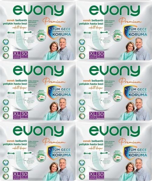 Premium Hasta Bezi Yetişkin Bel Bantlı Tekstil Yüzey Extra Large- Ekstra Büyük Boy 180 Adet