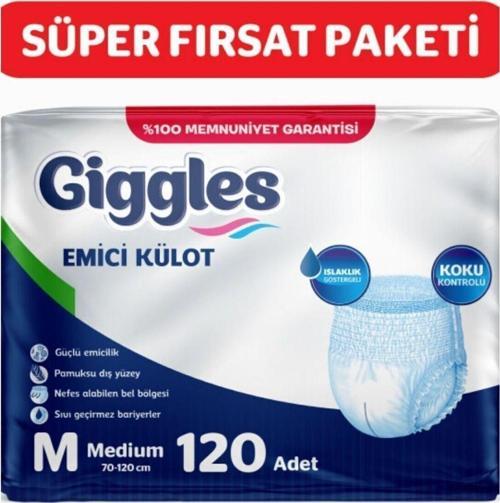 Yetişkin Emici Külot Medium 30'Lu 4 Paket
