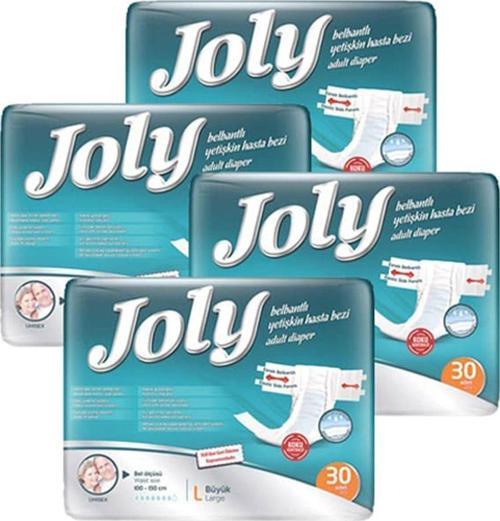 Belbantlı Büyük Boy L 30'lu 4 Adet Hasta Bezi