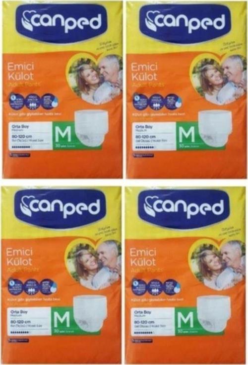 Emici Külot Orta (Medium) 4X30'Lu 120 Adet Hasta Bezi