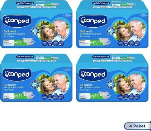 Belbantlı Tekstil Yüzeyli Hasta Bezi Orta Boy Medium 120 Adet