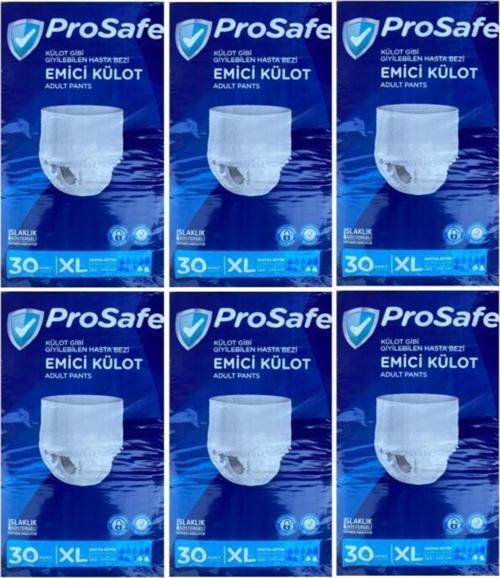 Yetişkin Emici Külot Hasta Bezi Xl Extra Büyük 180 Adet (6Pk*30)