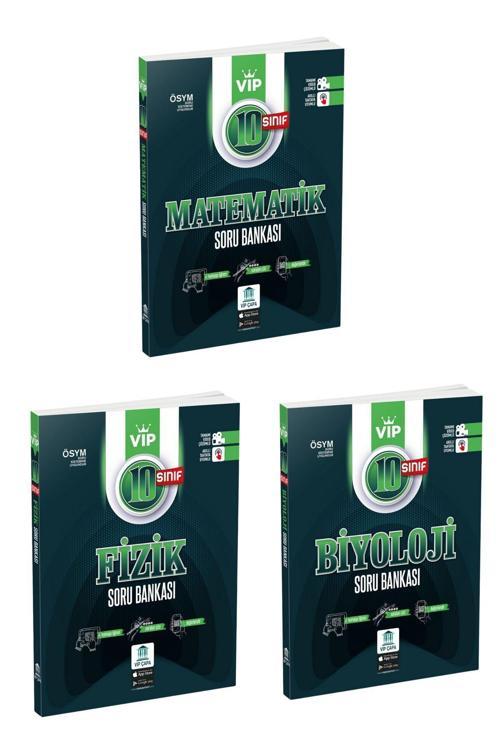 Çapa Yayınları 10.Sınıf Matematik-Fizik-Biyoloji Soru Bankası Seti