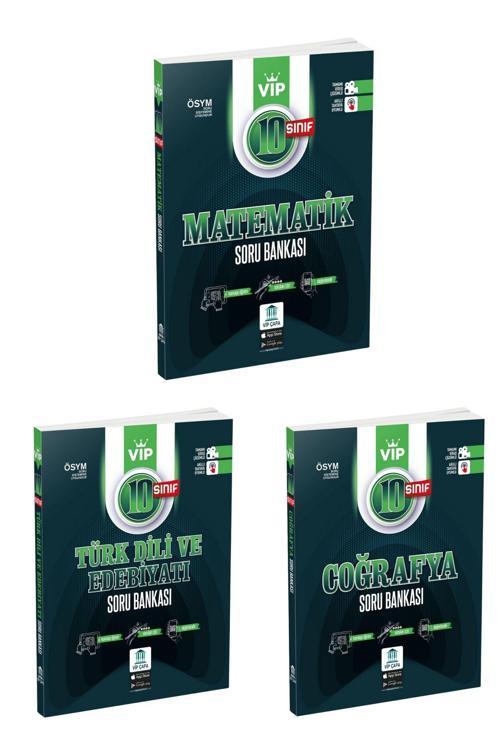 Çapa Yayınları 10.Sınıf Matematik-Edebiyat-Coğrafya Soru Bankası Seti