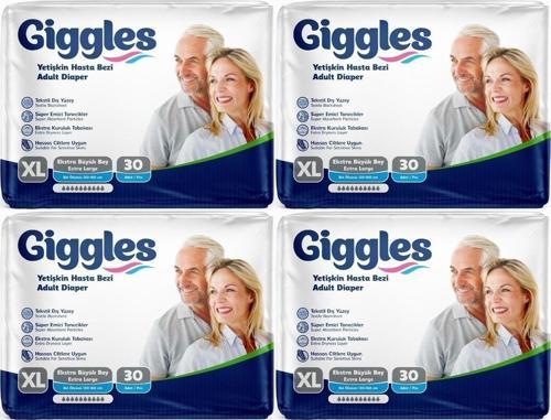 Hasta Bezi Yetişkin Bel Bantlı Tekstil Yüzey Ekstra Büyük (Xl) 120 Adet (4Pk*30)