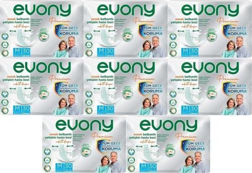 Premium Hasta Bezi Yetişkin Bel Bantlı Tekstil Yüzey M-Orta 240 Adet