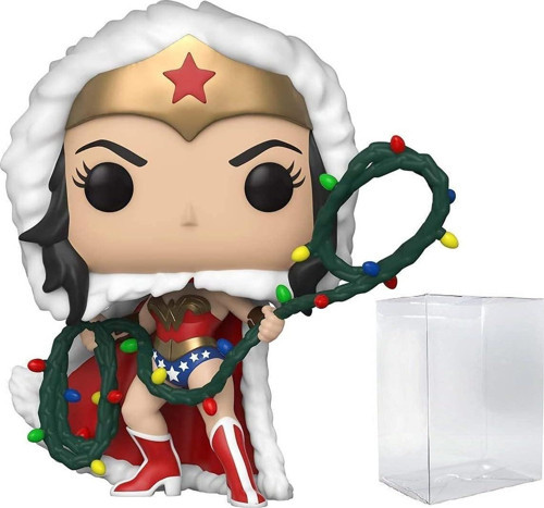 Pop Dc Tatil - İp Işıklı Wonder Woman Lasso Pop! Vinil Figür (Uyumlu Pop Box Koruyucu Kılıf Il