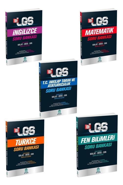 Çapa Yayınları Lgs Set 5 Kitap Matematik,İngilizce,Türkçe,Fen Bilimleri,İnkilap