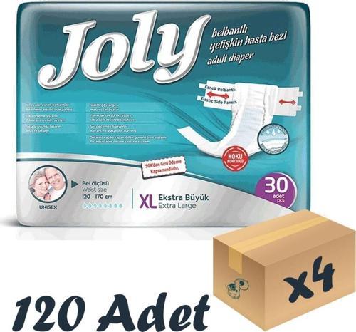 Esnek Bel Bantlı Yetişkin Hasta Bezi Xlarge 30’Lu 4 Paket 120 Adet
