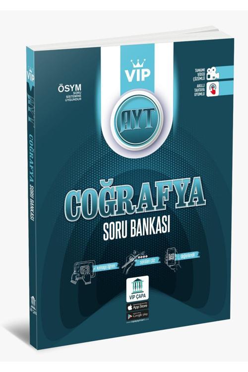 Çapa Yayınları Ayt Coğrafya Soru Bankası 2025