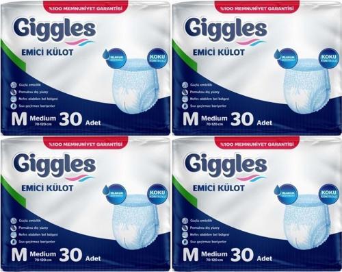 Hasta Bezi Yetişkin Emici Külot M-Orta Medium 120 Adet (4Pk*30)