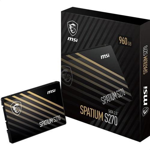 MSI SSD SPATIUM S270 SATA 2.5" 960GB  R:500 W:450