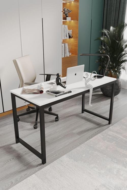 Beyaz Çalışma Masası 60*140 Bilgisayar Masası Çok Amaçlı Masa Ofis Masası