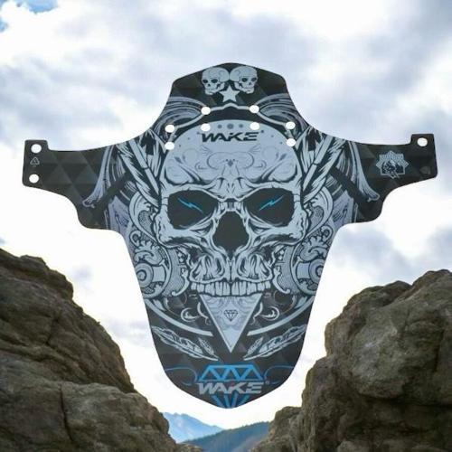 Wake Mtb Bisiklet Çamurluk Trekking Ön Veya Arkaya Takılabilir 4 Adet Cırt Kelepçe Hediyeli Kuru Kafa