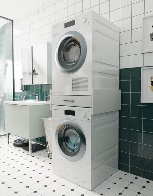 MODULER ÇAMAŞIR VE KURUTMA MAKİNASI TAŞIMA APARATI ÇEKMECELİ