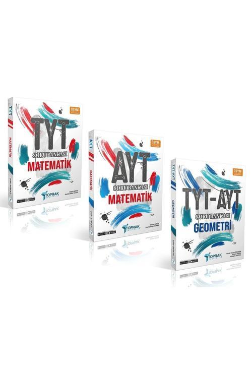 TOPRAK YAYINLARI ÖSYM TARZINDA TYT MATEMATİK - AYT MATEMATİK - TYT AYT GEOMETRİ SORU BANKALARI