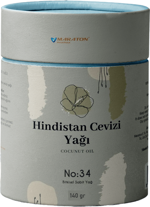 Saf Hindistan Cevizi Yağı 140 Gr - Doğal ve katkısız