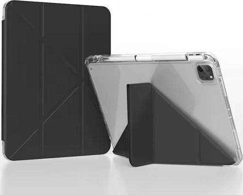 Apple İpad 7/8/9 Nesil Uyumlu Uyku Modu Kalemlik Bölmeli 3 Katlamalı Kılıf