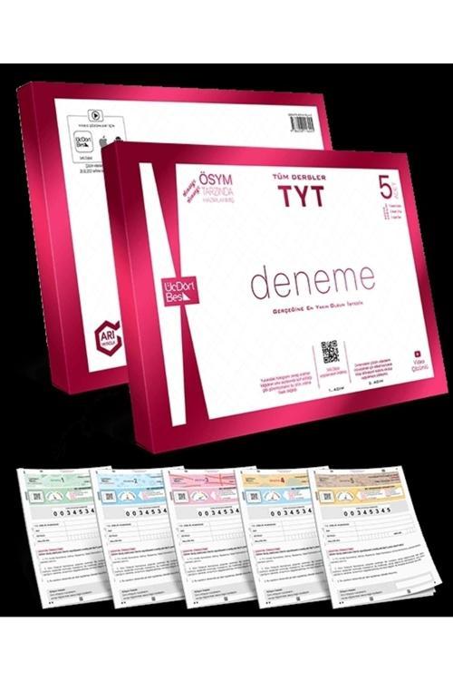 2022 Üçdörtbeş Tyt 6'lı Genel Deneme 2022 Model Yeni Şubat Baskı 345 3-4-5 Üç Dört Beş