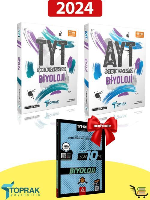 TYT-AYT Biyoloji Soru Bankası Çıkmış Sorular Hediyeli Set