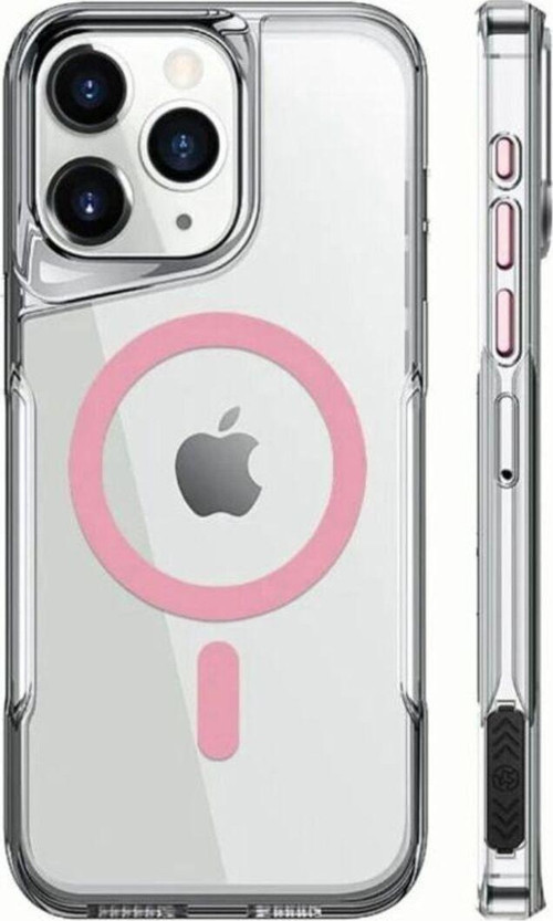 Apple Iphone 16 Pro Max Uyumlu Kılıf Renkli Magsafe Wireless Darbe Emici Şeffaf Silikon Kapak