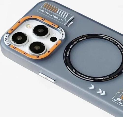 Apple İphone 15 Uyumlu Mat Magsafe Özellikli Kamera Koruma Çerçeveli Metal Tuşlu Kılıf