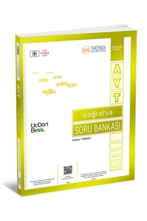 345-Ayt Coğrafya Soru Bankası 2022 Model Üç Dört Beş