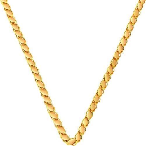 Pullu 14 Ayar 100 cm Halep Zincir Kolye ZKU213