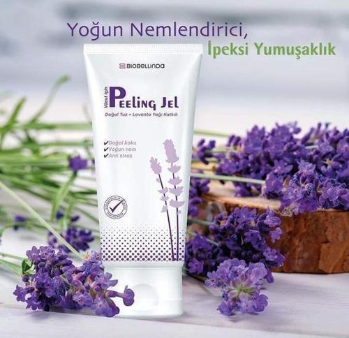 Vücut İçin Peeling Jel Doğal Tuz ve Lavanta Katkılı