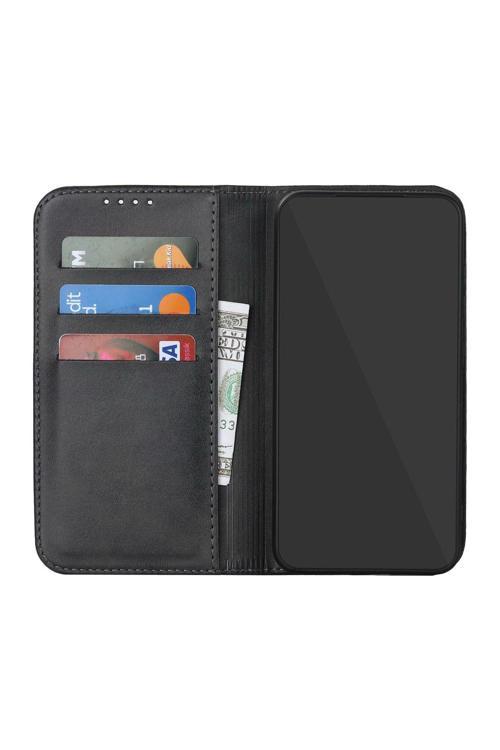 Xiaomi Mi 13T Pro Uyumlu Suni Deri Cüzdan Kılıf