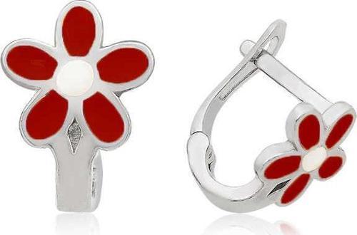 Gümüş Çiçek Çocuk Küpesi SL3118