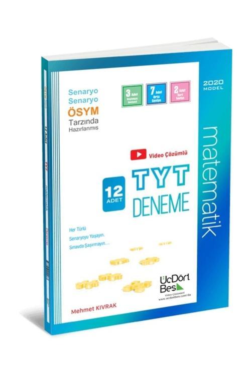 Tyt Matematik 12 Adet Deneme Üç Dört Beş Yayınları
