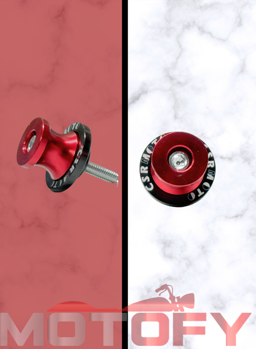 MOTOSİKLET KALDIRMA SEHPASI TAKOZU TAKIMI PADDOCK KIRMIZI 8MM