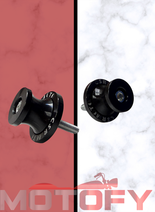 MOTOSİKLET KALDIRMA SEHPASI TAKOZU TAKIMI PADDOCK SİYAH 8MM