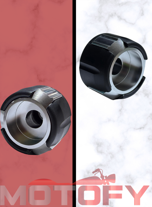 MOTOSİKLET TEKER AKS KORUMA TAKOZU TAKIMI GRİ PCX NMAX XMAX