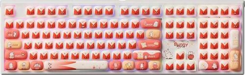 MONSGEEK MG108B Bunny Apple RGB Kablosuz Hotswap Mekanik Gaming Klavye