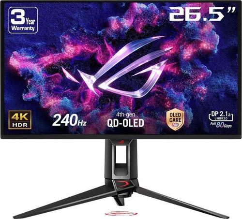 ROG Swift OLED PG27UCDM 26.5 inç 240Hz 0.03ms 4K UHD Adaptive Sync QD-OLED Pivot Gaming Monitör