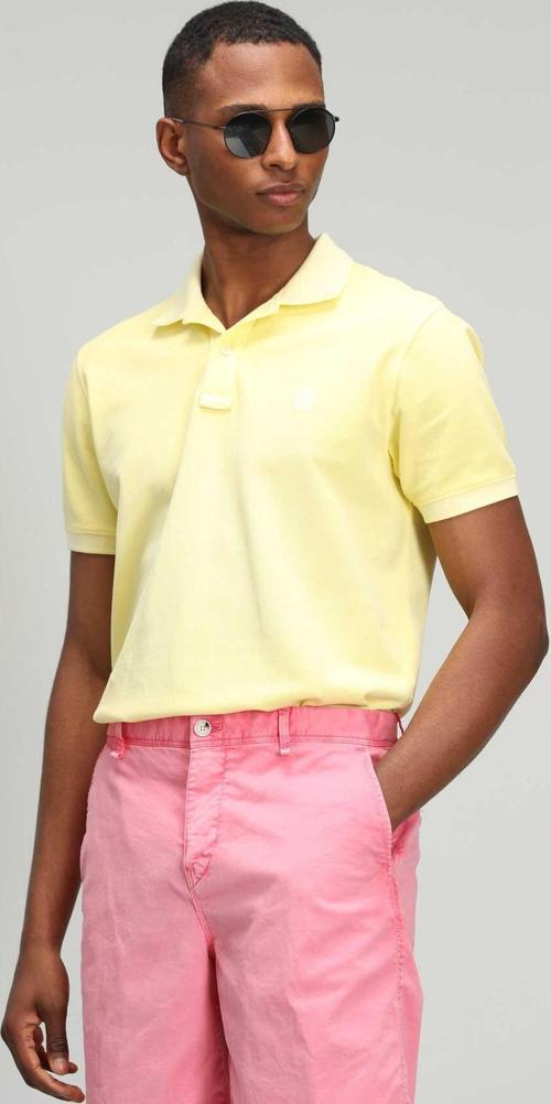 Vernon Spor Polo Yaka Erkek Tişört Sarı