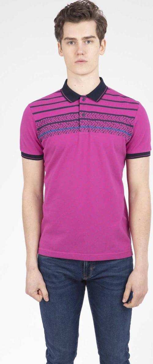 Brent Polo Erkek Tişört Pembe
