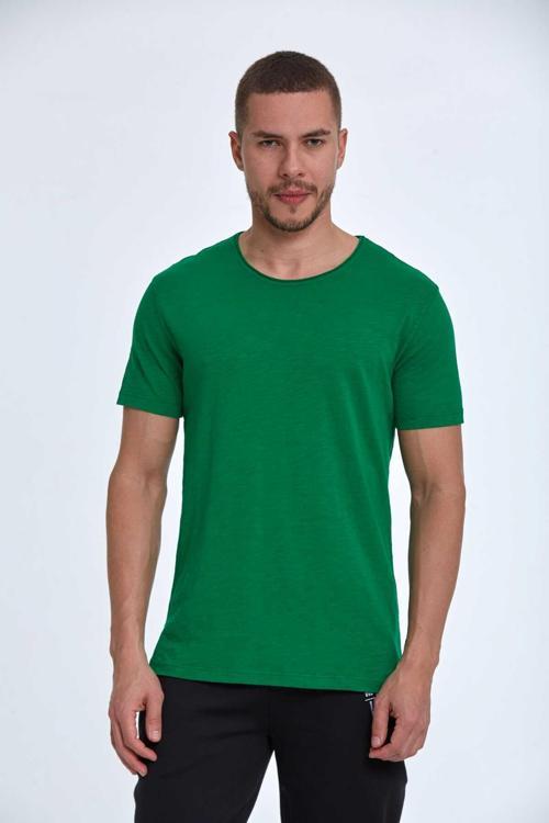 Milan Over Size Erkek Tişört Yeşil