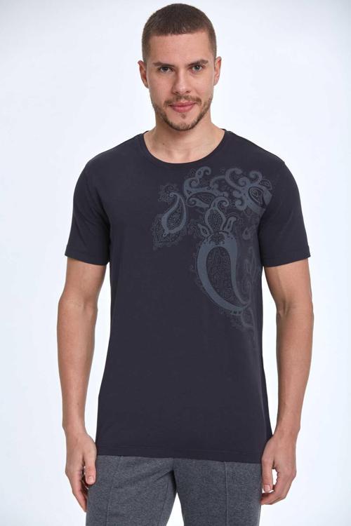 Rafael Baskılı Erkek Tişört Siyah