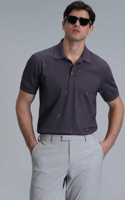 Pascal Smart Erkek Polo Tişört Mürdüm