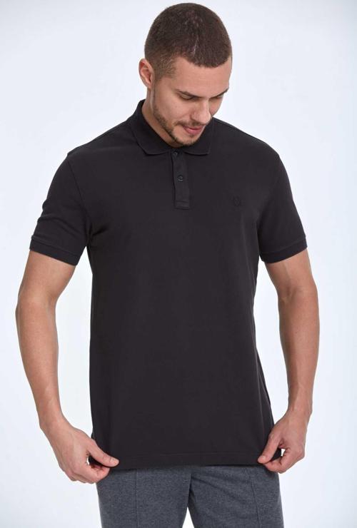 Walker Polo Erkek Tişört Siyah